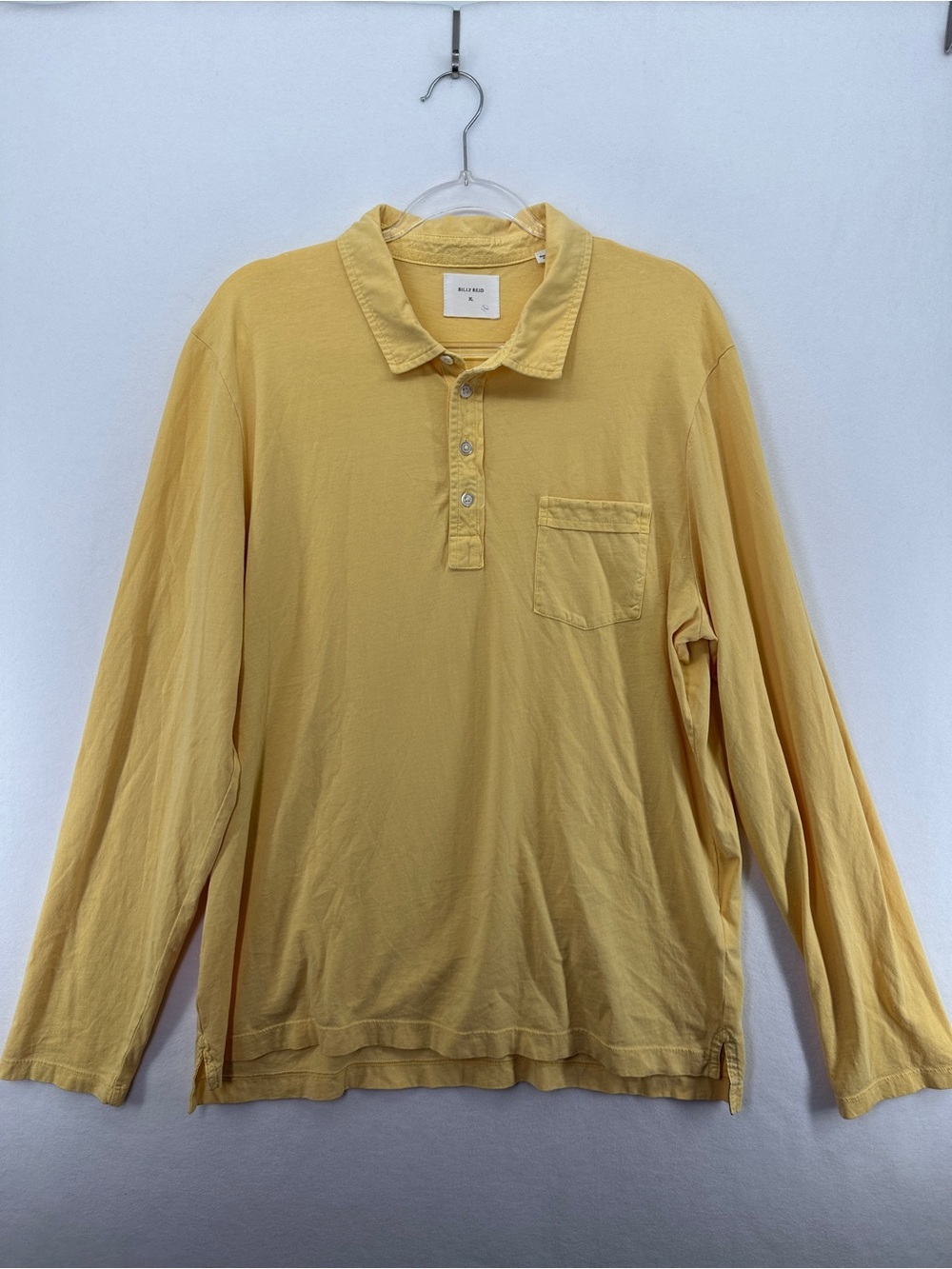 Billy Reid Pensacola Long Sleeve Polo Shirt